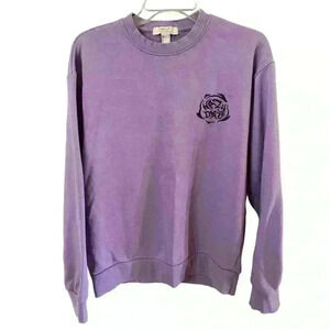 Forever 21 | Hazy Daze Graphic Sunflower Purple Sweatshirt Size S